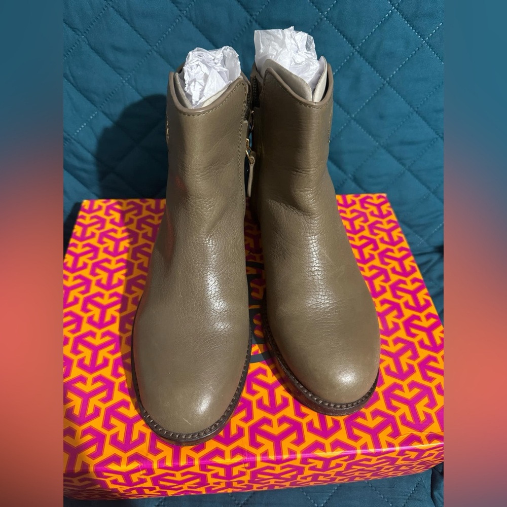 Tory Burch Leather Booties